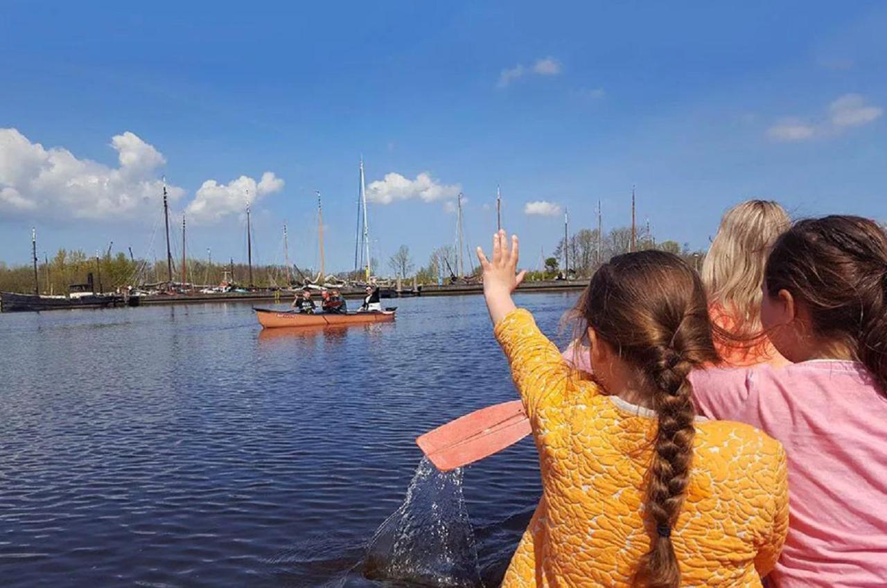 Chalet Op Camping Lauwersoog Met 3 Slaapkamers En Vaatwasser - Joycasa ภายนอก รูปภาพ